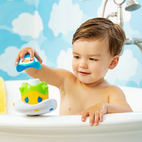 Munchkin Stack and Match Floating Bath Toy 18m+ (Παιχνίδι Μπάνιου)