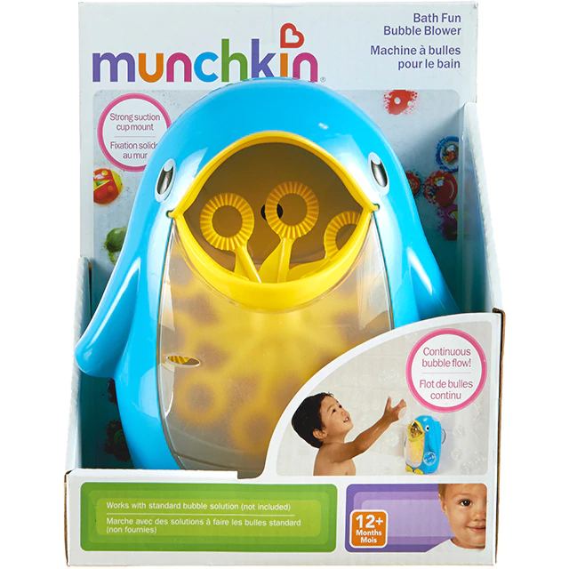 Munchkin Bath Fun Bubble Blower 12M+ (Μηχανή Σαπουνόφουσκας για το Μπάνιο)