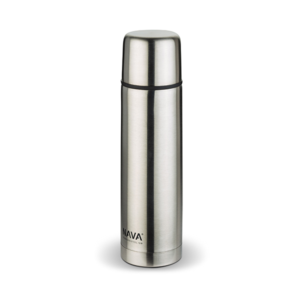 Nava Acer Vacuum Flask 500ml (Ανοξείδωτος Θερμός  με Βαλβίδα & Καπάκι-Ποτήρι)