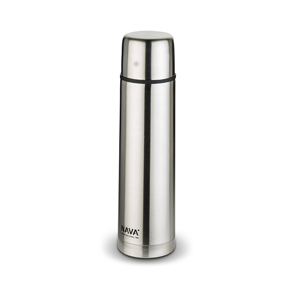 Nava Acer Vacuum Flask 750ml (Ανοξείδωτος Θερμός  με Βαλβίδα & Καπάκι-Ποτήρι)