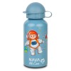 Nava We Care Aluminum Water Bottle Blue 400ml (Μπουκάλι Αλουμινίου με Προστατευτικό Καπάκι & Στόμιο)