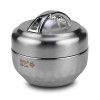 Nava We Care Round Stainless Steel SS304 Lunch Box 1000ml (Στρογγυλό Ανοξείδωτο SS304 Δοχείο Φαγητού)