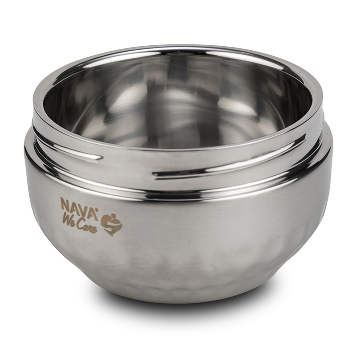 Nava We Care Round Stainless Steel SS304 Lunch Box 1000ml (Στρογγυλό Ανοξείδωτο SS304 Δοχείο Φαγητού) Nava We Care Round Stainless Steel SS304 Lunch Box 1000ml (Στρογγυλό Ανοξείδωτο SS304 Δοχείο Φαγητού)