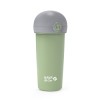 Nava We Care Plastic Water Bottle with Silicone Straw Green 380ml (Πλαστικό Μπουκάλι με Καλαμάκι Σιλικόνης)