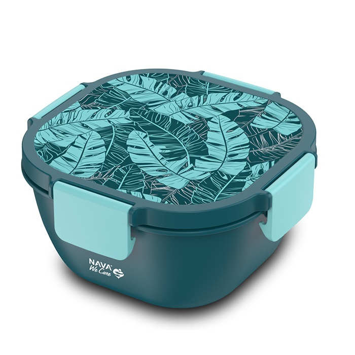 Nava We Care Square Plastic Lunch Box Petrol 1700ml (Πλαστικό Τετράγωνο Δοχείο Φαγητού) Nava We Care Square Plastic Lunch Box Petrol 1700ml (Πλαστικό Τετράγωνο Δοχείο Φαγητού)