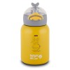 Nava We Care Stainless Steel Insulated Water Bottle with Straw Yellow 350ml (Aνοξείδωτο Μπουκάλι Θερμός με Καλαμάκι)