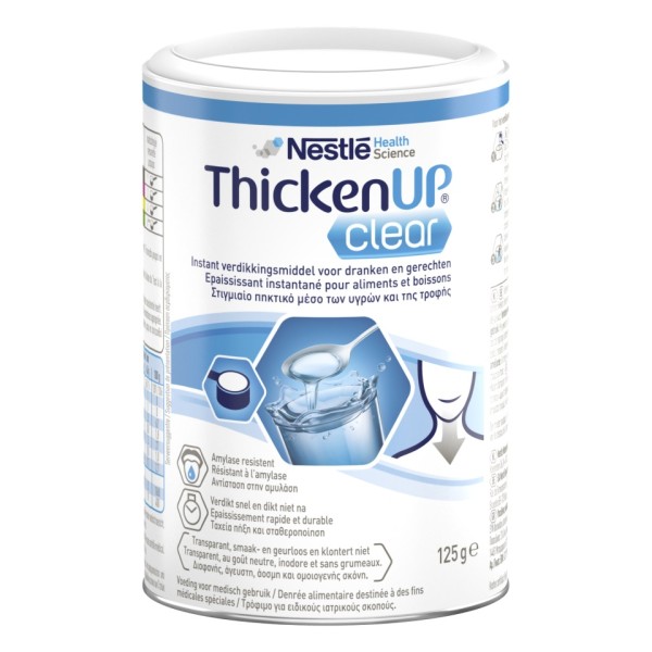 Nestle Health Science Resource Thicken Up Clear 125gr (Στιγμιαίο Πηκτικό Μέσο Των Υγρών & Της Τροφής)