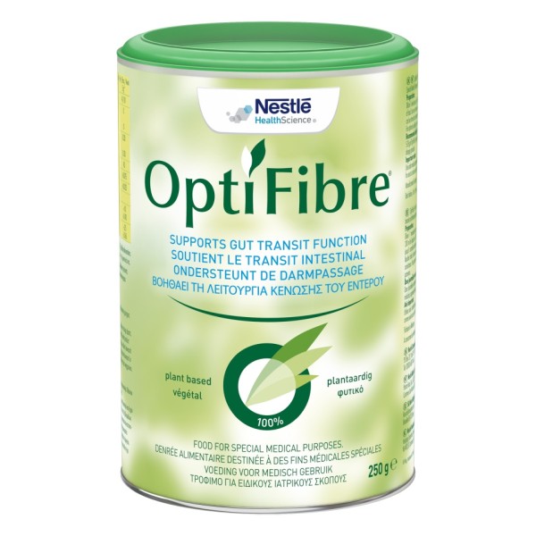 Nestle Health Science Optifibre 250gr (Ειδικό Σκεύασμα Φυτικών Ινών Σε Σκόνη Με Ουδέτερη Γεύση)