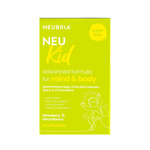 Neubria Neu Kid 3-12y 30 soft chews (παιδική πολυβιταμίνη για μυαλό και σώμα)