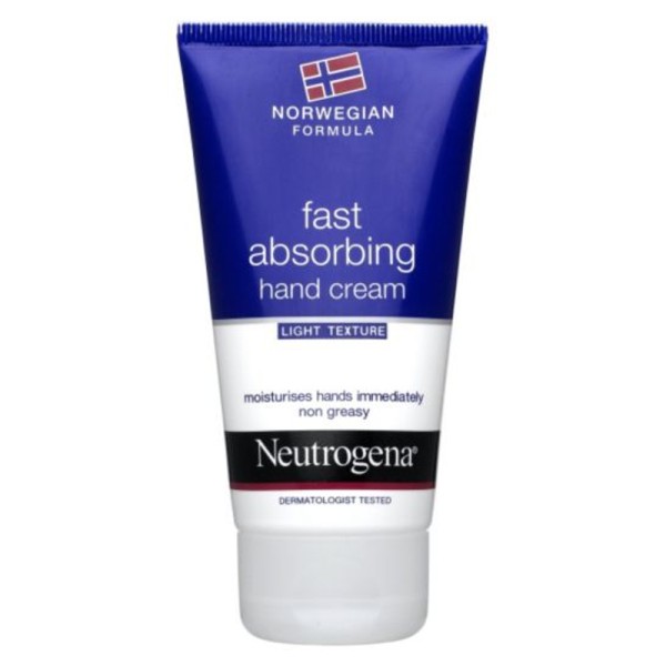 Neutrogena Norwegian Formula Fast Absorbing Hand Cream Light Texture 75ml (Ενυδατική Κρέμα Χεριών Άμεσης Απορρόφησης)