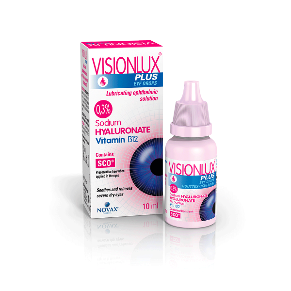 Novax Pharma Visionlux Plus 10ml (Οφθαλμικές Σταγόνες)