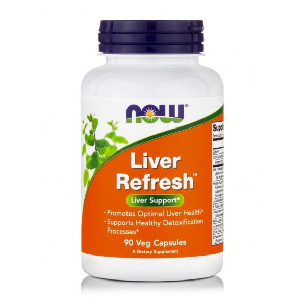 Now Foods Liver Refresh 90 VegCaps (Συμπλήρωμα Διατροφής Για την Καλή Λειτουργία του Ήπατος)