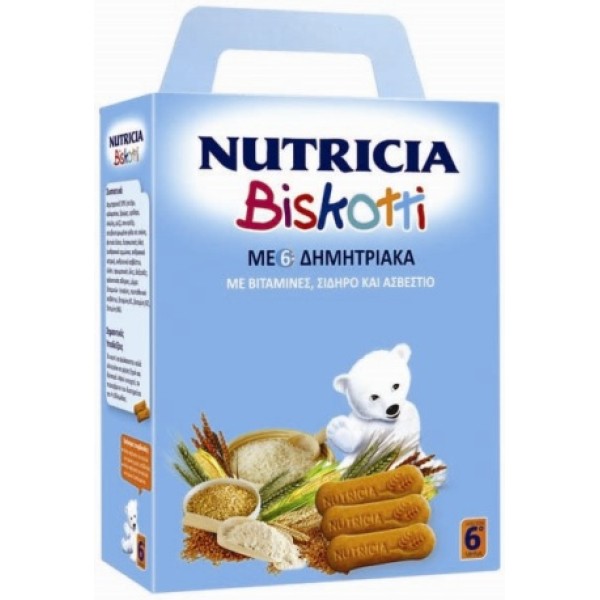 Nutricia Biskotti 6+ μηνών (με 6 δημητριακά) 180gr