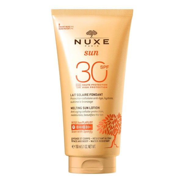 Nuxe Sun Melting Lotion High Protection SPF30 for Face & Body 150ml (Αντηλιακό Γαλάκτωμα για Πρόσωπο & Σώμα)