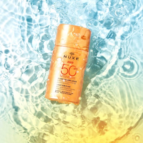 Nuxe Sun Light Sun Fluid High Protection SPF50 for Face 50ml (Αντηλιακό Προσώπου Ελαφριάς Υφής για Κανονικές/Μικτές επιδερμίδες)