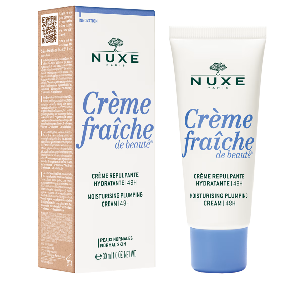 Nuxe Creme Fraiche De Beaute 48h Moisturizing Pluming Cream for Normal Skin 30ml (Ενυδατική Κρέμα Επαναπύκνωσης για Κανονική Επιδερμίδα)