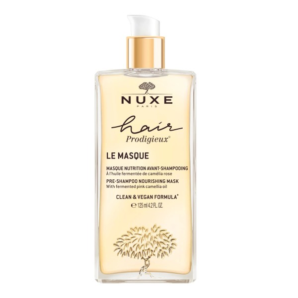 Nuxe Hair Prodigieux Pre-Shampoo Nourishing Mask 125ml (Μάσκα Θρέψης Πριν το Σαμπουάν με Εκχύλισμα Ελαίου Ροζ Καμέλιας)