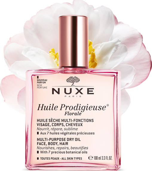 Nuxe Huile Prodigieuse Multi-Purpose Dry Oil Floral 100ml (Ξηρό λάδι για πρόσωπο-σώμα-μαλλιά με λουλουδένιο άρωμα)
