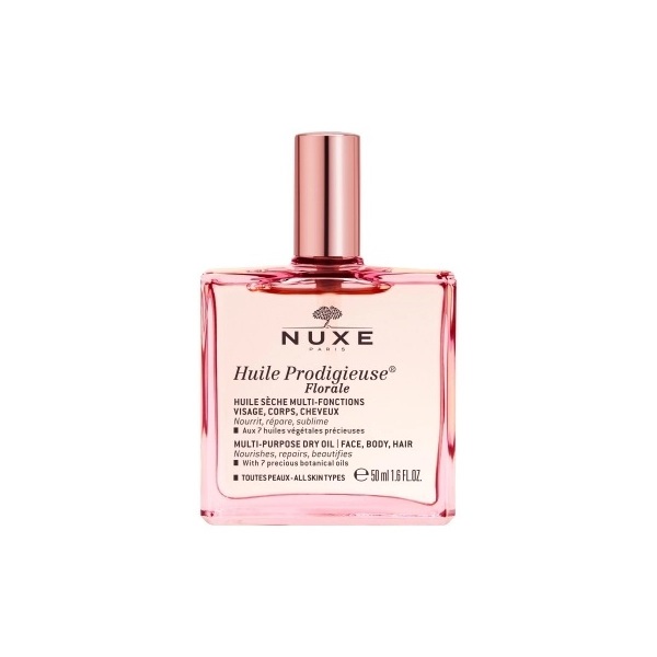Nuxe Huile Prodigieuse Multi-Purpose Dry Oil Floral 50ml (Ξηρό λάδι για πρόσωπο-σώμα-μαλλιά με λουλουδένιο άρωμα)