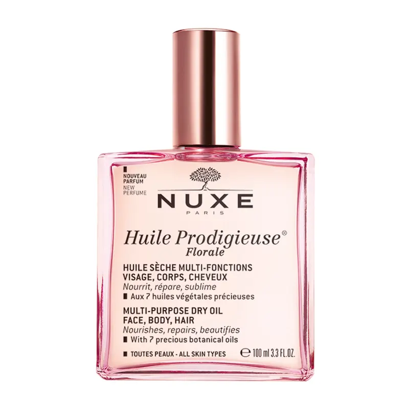 Nuxe Huile Prodigieuse Multi-Purpose Dry Oil Floral 100ml (Ξηρό λάδι για πρόσωπο-σώμα-μαλλιά με λουλουδένιο άρωμα)