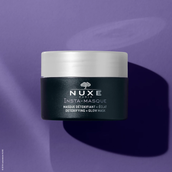 Nuxe Insta-Masque Detoxifying + Glow Mask 50ml (Μάσκα για αποτοξίνωση και λάμψη, με τριαντάφυλλο και ενεργό άνθρακα)