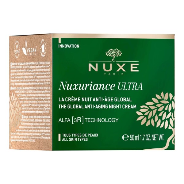 Nuxe Nuxuriance Ultra ALFA [3r] The Global Anti-Aging Night Cream All Skin Types 50ml (Κρέμα Νυκτός Προσώπου Ολικής Αντιγήρανσης για Όλους τους Τύπους Επιδερμίδας)