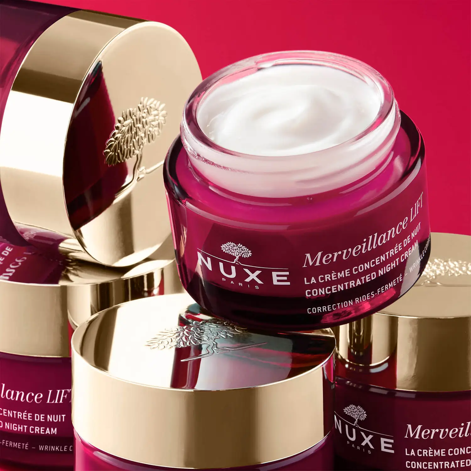 Nuxe Merveillance Lift Concetrated Night Cream 50ml (Συμπυκνωμένη Κρέμα Νύχτας για Διόρθωση Ρυτίδων - Σύσφιξη)