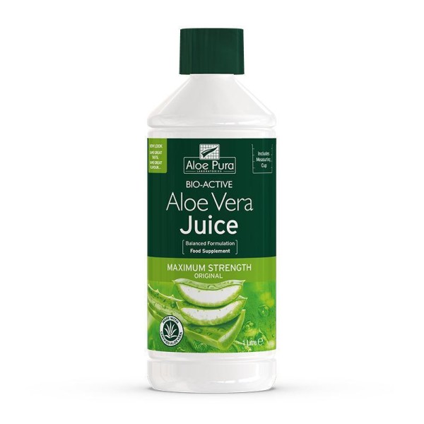 Optima Aloe Pura Laboratories Aloe Vera Juice Maximum Strength 1L