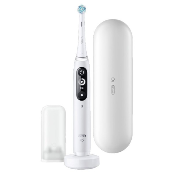 Oral-B Electric Toothbrush iO Series 7 Magnetic White Alabaster 1pc (Ηλεκτρική Οδοντόβουρτσα) Oral-B Electric Toothbrush iO Series 7 Magnetic White Alabaster 1pc (Ηλεκτρική Οδοντόβουρτσα)