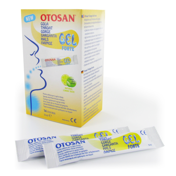 Otosan Throat Gel Forte 14Sticks X 10ml