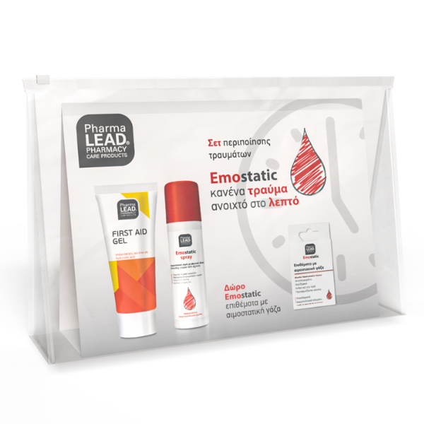 Vitorgan PharmaLead Promo Pack Σετ Περιποίησης Τραυμάτων (First Aid Gel 50ml, Emostatic Spray 60ml & GIFT Emostatic Strips 20pcs)