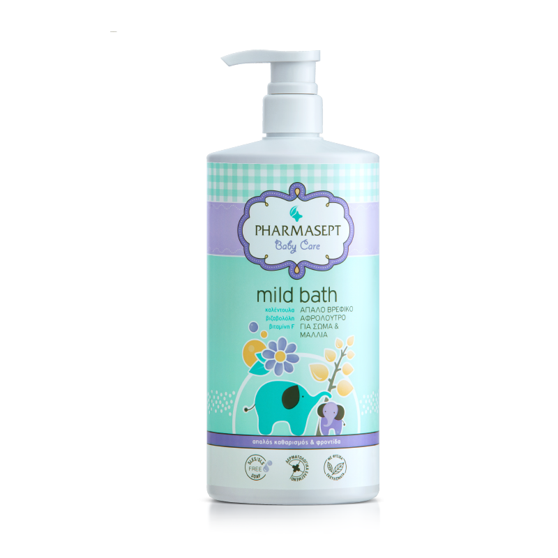 Pharmasept Baby Care Mild Bath 1L (Απαλό Βρεφικό Αφρόλουτρο) Pharmasept Baby Care Mild Bath 1L (Απαλό Βρεφικό Αφρόλουτρο)