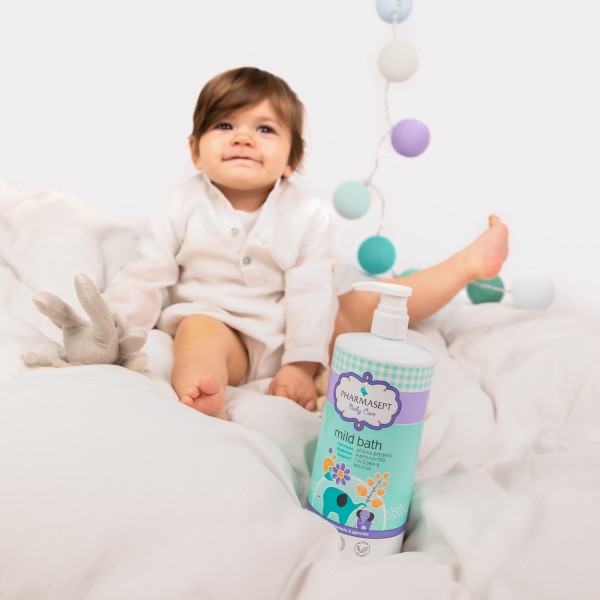 Pharmasept Baby Care Mild Bath 1L (Απαλό Βρεφικό Αφρόλουτρο)