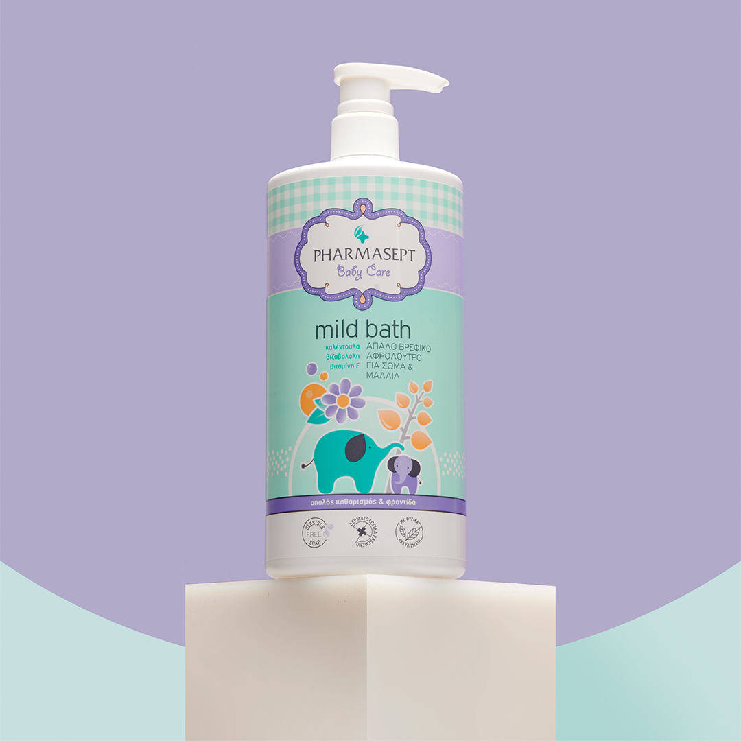 Pharmasept Baby Care Mild Bath 1L (Απαλό Βρεφικό Αφρόλουτρο) Pharmasept Baby Care Mild Bath 1L (Απαλό Βρεφικό Αφρόλουτρο)