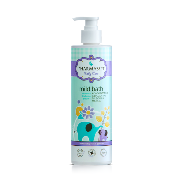 Pharmasept Baby Care Mild Bath 500ml (Απαλό Βρεφικό Αφρόλουτρο)