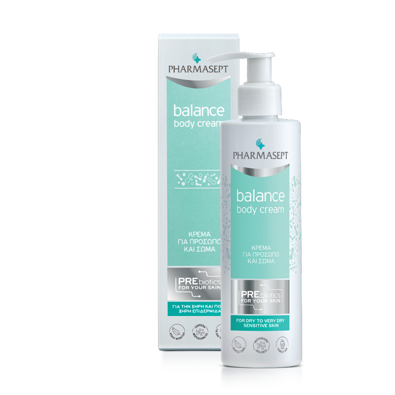 Pharmasept Derma Balance Body Cream 250ml (Κρέμα για την ξηρή / πολύ ξηρή και ευαίσθητη επιδερμίδα. Κατάλληλη για πρόσωπο & σώμα) Pharmasept Derma Balance Body Cream 250ml (Κρέμα για την ξηρή / πολύ ξηρή και ευαίσθητη επιδερμίδα. Κατάλληλη για πρόσωπο & σώμα)