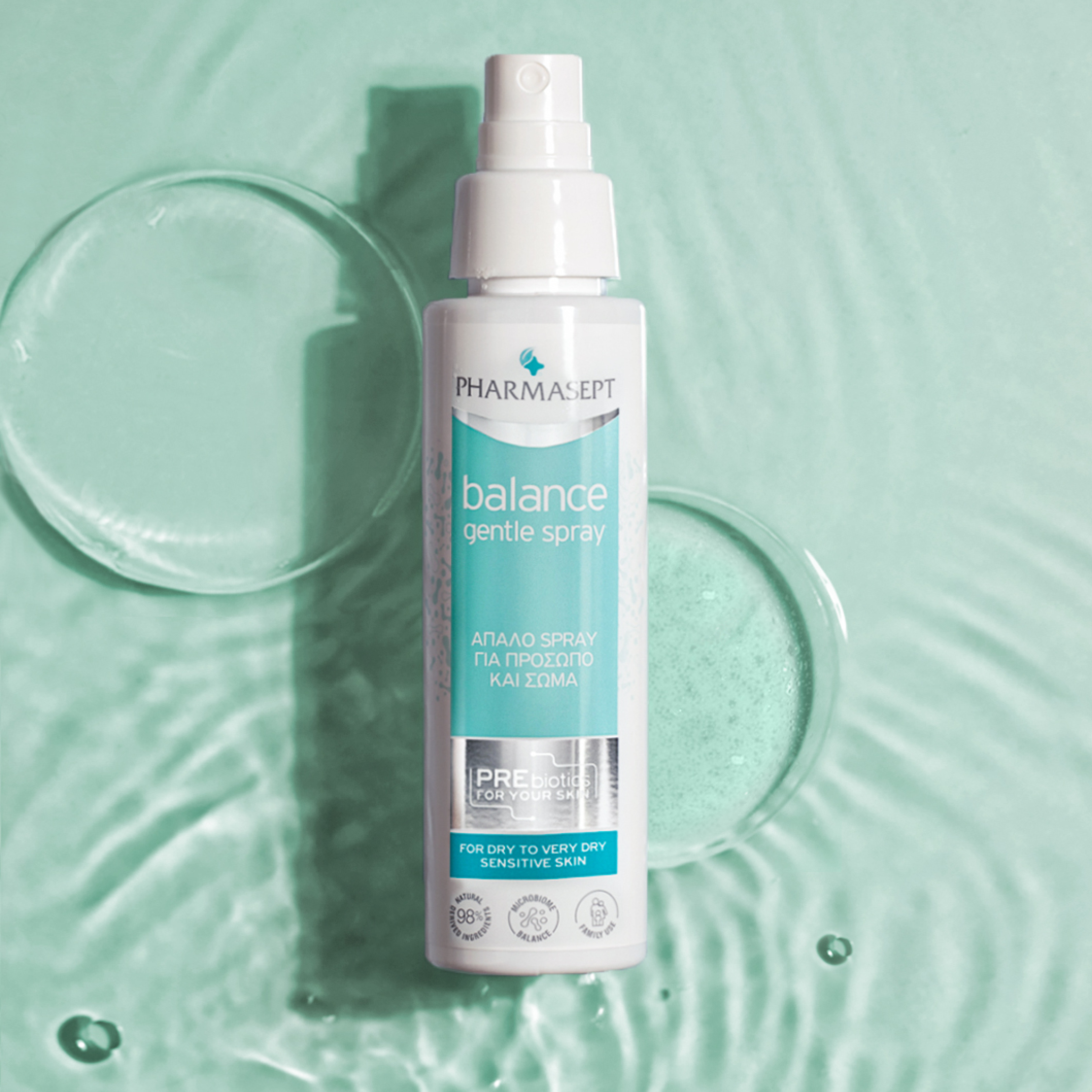 Pharmasept Derma Balance Gentle Spray 100ml (Spray προσώπου & σώματος για την ανακούφιση της ξηρής & ευαίσθητης επιδερμίδας) Pharmasept Derma Balance Gentle Spray 100ml (Spray προσώπου & σώματος για την ανακούφιση της ξηρής & ευαίσθητης επιδερμίδας)