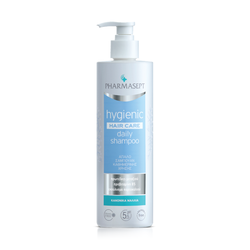 Pharmasept Hygienic Daily Shampoo 500ml (Σαμπουάν καθαρισμού μαλλιών & ευαίσθητου τριχωτού, χωρίς sulfates & σιλικόνες) Pharmasept Hygienic Daily Shampoo 500ml (Σαμπουάν καθαρισμού μαλλιών & ευαίσθητου τριχωτού, χωρίς sulfates & σιλικόνες)