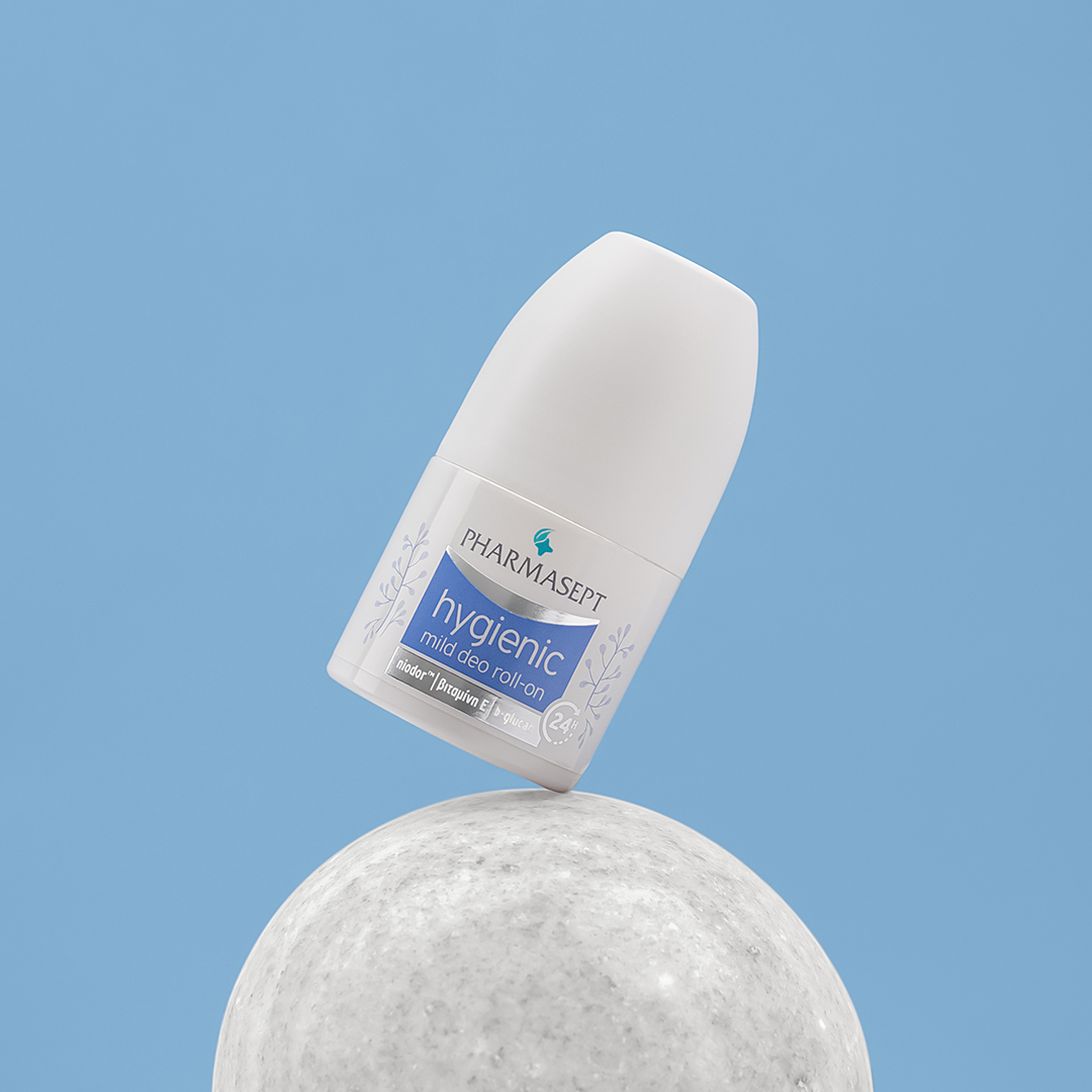 Pharmasept Hygienic Mild Deo Roll-On 50ml (Αποσμητικό για ευαίσθητες επιδερμίδες που δε φράζει τους πόρους, χωρίς άλατα αλουμινίου) Pharmasept Hygienic Mild Deo Roll-On 50ml (Αποσμητικό για ευαίσθητες επιδερμίδες που δε φράζει τους πόρους, χωρίς άλατα αλουμινίου)