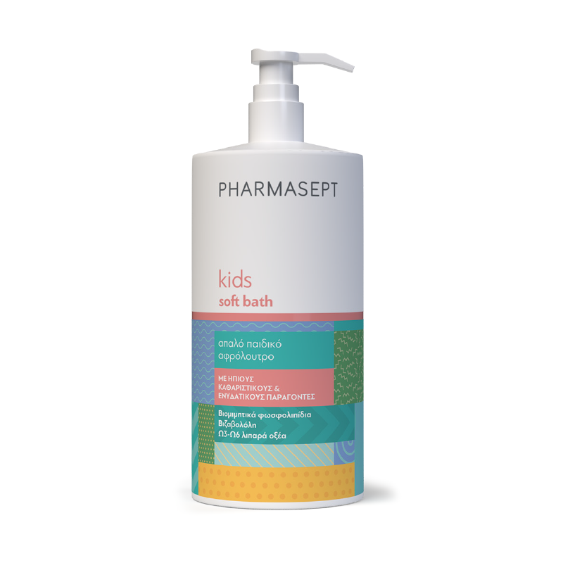 Pharmasept Kids Soft Bath 1lt (Παιδικό αφρόλουτρο κατάλληλο για πρόσωπο, σώμα & ευαίσθητη περιοχή) Pharmasept Kids Soft Bath 1lt (Παιδικό αφρόλουτρο κατάλληλο για πρόσωπο, σώμα & ευαίσθητη περιοχή)