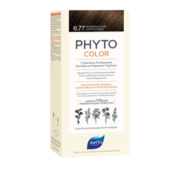 Phyto Paris Phytocolor Μόνιμη Βαφή Μαλλιών No6.77 Μαρόν ανοιχτό καπουτσίνο Phyto Paris Phytocolor Μόνιμη Βαφή Μαλλιών No6.77 Μαρόν ανοιχτό καπουτσίνο