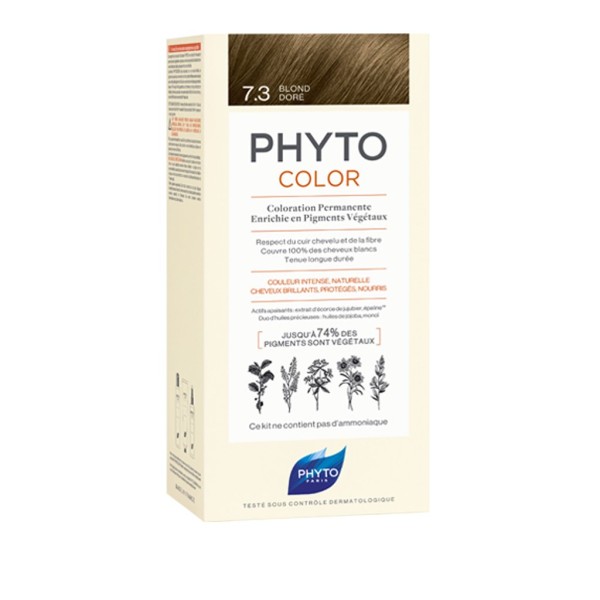 Phyto Paris Phytocolor Μόνιμη Βαφή Μαλλιών No7.3 Ξανθό χρυσό Phyto Paris Phytocolor Μόνιμη Βαφή Μαλλιών No7.3 Ξανθό χρυσό