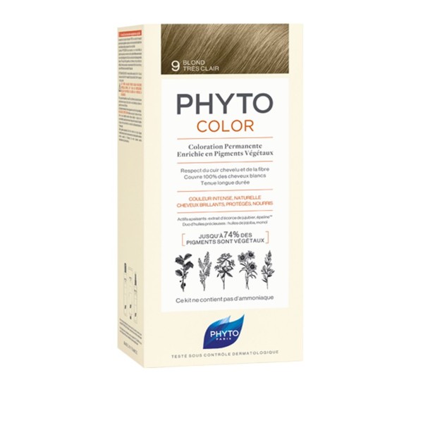 Phyto Paris Phytocolor Μόνιμη Βαφή Μαλλιών No9 Ξανθό πολύ ανοιχτό Phyto Paris Phytocolor Μόνιμη Βαφή Μαλλιών No9 Ξανθό πολύ ανοιχτό
