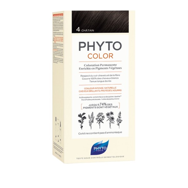 Phyto Paris Phytocolor Μόνιμη Βαφή Μαλλιών No4 Καστανό Phyto Paris Phytocolor Μόνιμη Βαφή Μαλλιών No4 Καστανό