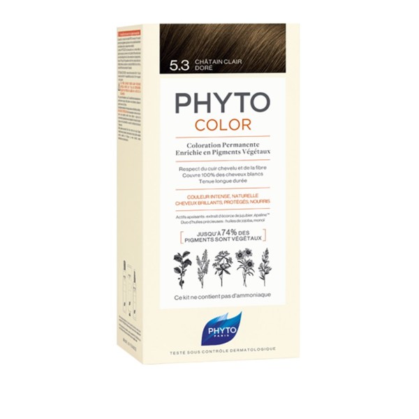Phyto Paris Phytocolor Μόνιμη Βαφή Μαλλιών No5.3 Καστανό ανοιχτό χρυσό Phyto Paris Phytocolor Μόνιμη Βαφή Μαλλιών No5.3 Καστανό ανοιχτό χρυσό