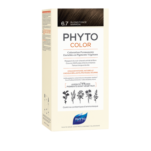 Phyto Paris Phytocolor Μόνιμη Βαφή Μαλλιών No6.7 Ξανθό σκούρο σοκολατί Phyto Paris Phytocolor Μόνιμη Βαφή Μαλλιών No6.7 Ξανθό σκούρο σοκολατί