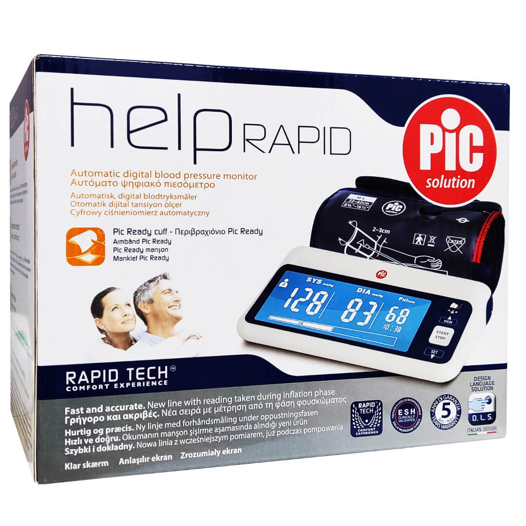 Pic Solution Blood Pressure Monitor Help Rapid 1pc (Ψηφιακό Πιεσόμετρο Μπράτσου με ανίχνευση Αρρυθμίας) Pic Solution Blood Pressure Monitor Help Rapid 1pc (Ψηφιακό Πιεσόμετρο Μπράτσου με ανίχνευση Αρρυθμίας)