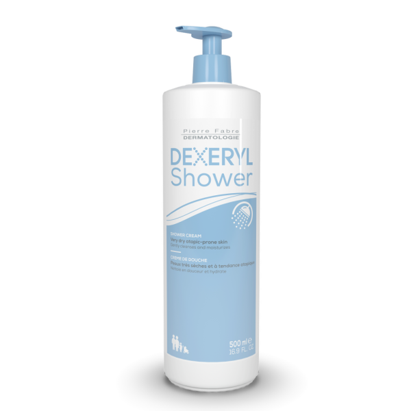 Pierre Fabre Dermatologie Dexeryl Shower Cream 500ml (Μαλακτική Κρέμα Καθαρισμού για πολύ ξηρό δέρμα)