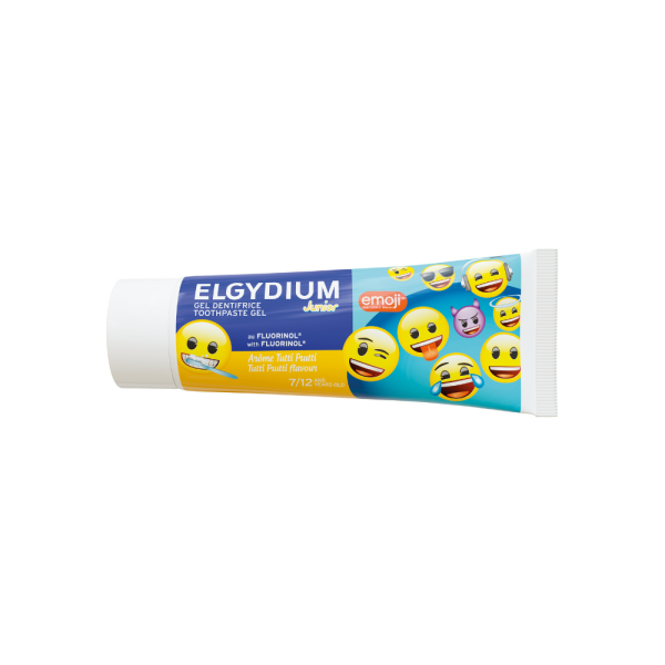 Pierre Fabre Oral Care Elgydium Junior Toothpaste Emoji Tutti Frutti 1400ppm 7-12y 50ml (Οδοντόπαστα για παιδιά από 7 έως 12 ετών)