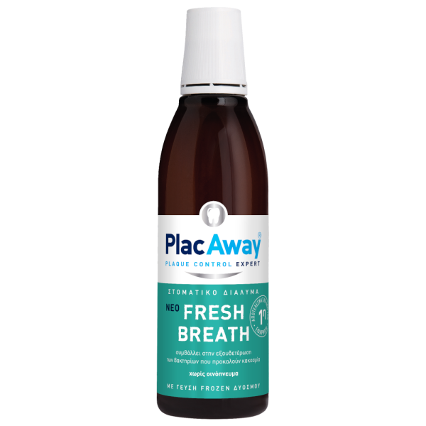 Plac Away Fresh Breath Mouthwash 250ml (Στοματικό Διάλυμα Κατά της Κακοσμίας)